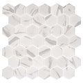 Andova Tiles ANDOVA TILES Sansill 0.5" x 1.5" Glass Herringbone Mosaic Tile ANDSAN218